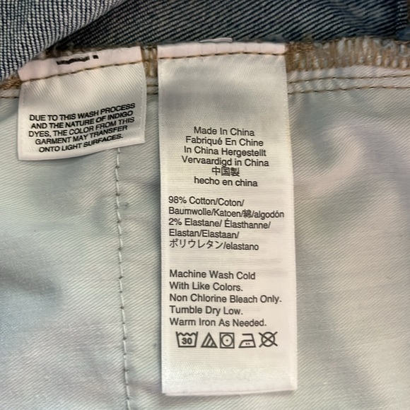 Point Sur Denim 11” Kick Out Crop High Rise Size 30 - Picture 12 of 16